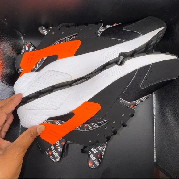 Size 11.5 - Nike Air Huarache Just Do It, AT5017-001, Clean, No Box, Gently Worn - Picture 8 of 11